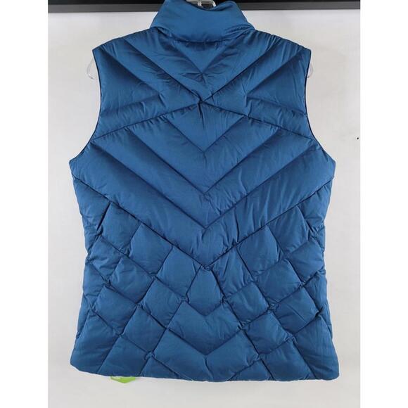 REI Woman’s Therum Down Vest Large Full Zip Blue Puffer Quilted NWT List Was $99 - Picture 3 of 9